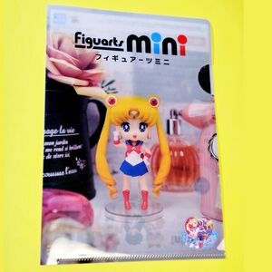 Sailor Moon Figuarts Mini promotional clear file and flyer